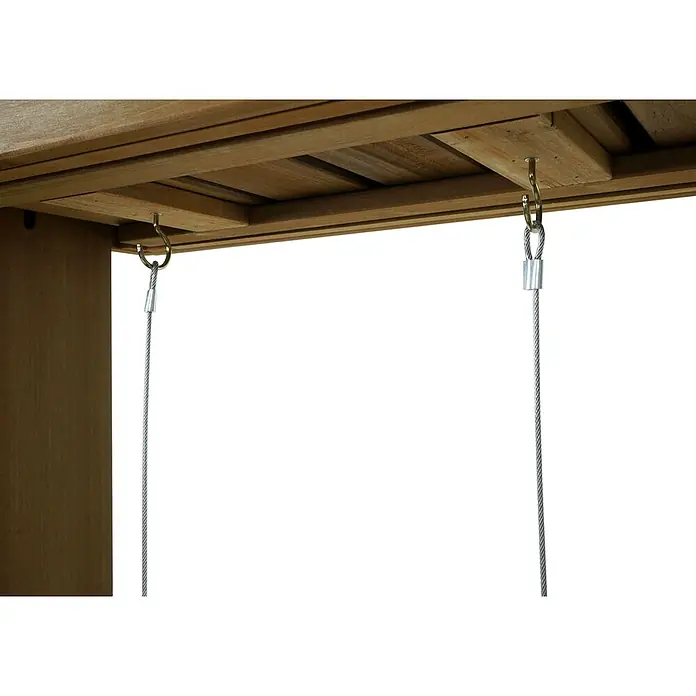 Proregal Kräuterhochbeet mit Rankgitter - L x B x H: 50 x 85 x 145 cm, Material: Holz