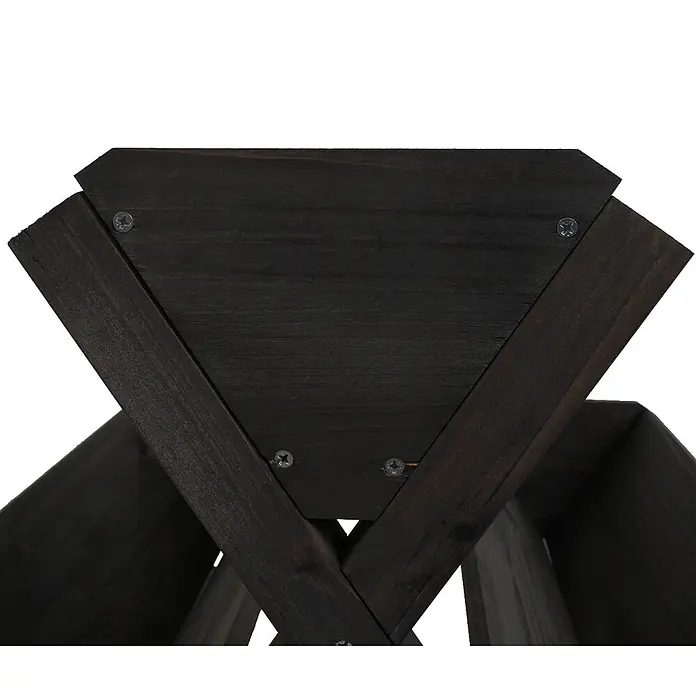 Proregal Kräuterhochbeet mit 5 Kästen - L x B x H: 70 x 56 x 56 cm, Material: Holz