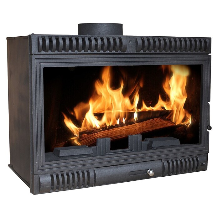 Insert de leña Koni (L x An x Al: 48 x 79 x 58 cm, 11,6 kW, 295 m³, Negro) | BAUHAUS