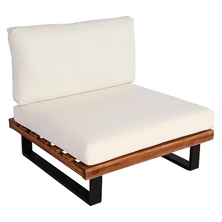 Proregal  Garten-Loungesessel Polster Cremeweiß