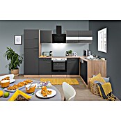 Respekta Winkelküche KBL280ESGSC (172 x 280 cm, Grau)