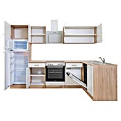 Respekta Winkelküche KBL280ESWSC (172 x 280 cm, Weiß)