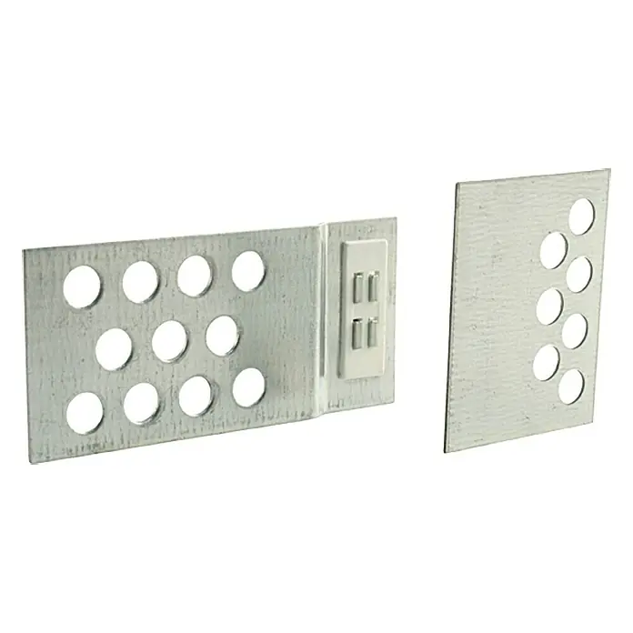 Marley Fliesenmagnete - 4 Stk. - Metallwinkel mit Löchern und Befestigungselement, ideal für stabile und zuverlässige Verbindungen in verschiedenen Anwendungen.