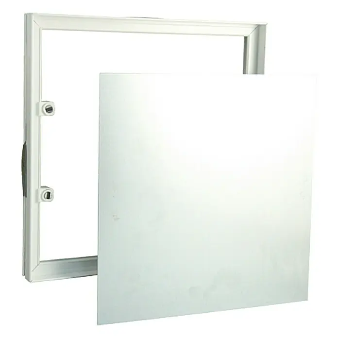 Marley Fliesenrahmen - 30,9 x 30,9 cm, Kunststoff - Revisionsklappe mit Rahmen, ideal für den einfachen Zugang zu Installationen hinter Wänden und Decken. Praktische Lösung für Wartungsarbeiten.