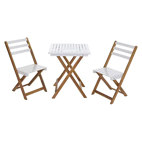 Proregal  Balkonmöbel-Set mit 2 Stühlen klappbar