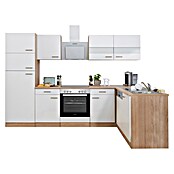 Respekta Winkelküche KBL280ESWSC (172 x 280 cm, Weiß)