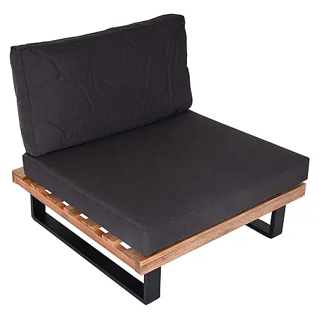Proregal  Garten-Loungesessel Polster Dunkelgrau