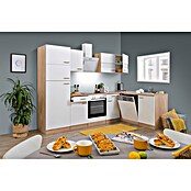 Respekta Winkelküche KBL280ESWSC (172 x 280 cm, Weiß)