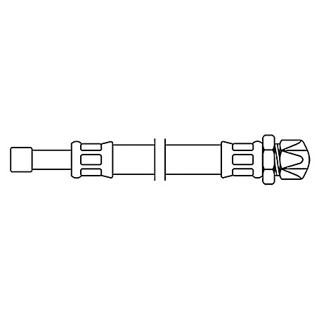 Flexo Anschlussschlauch (⅜″, Länge: 50 cm, Niederdruck)
