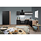 Respekta Winkelküche KBL310ESSSC (172 x 310 cm, Schwarz)