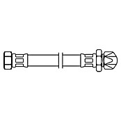 Flexo Verlängerungsschlauch (⅜″, Länge: 50 cm, Quetschverschraubung 10 mm)