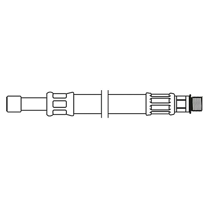 Flexo Anschlussschlauch (Rohrstutzen 10 mm, M10, Länge: 35 cm)
