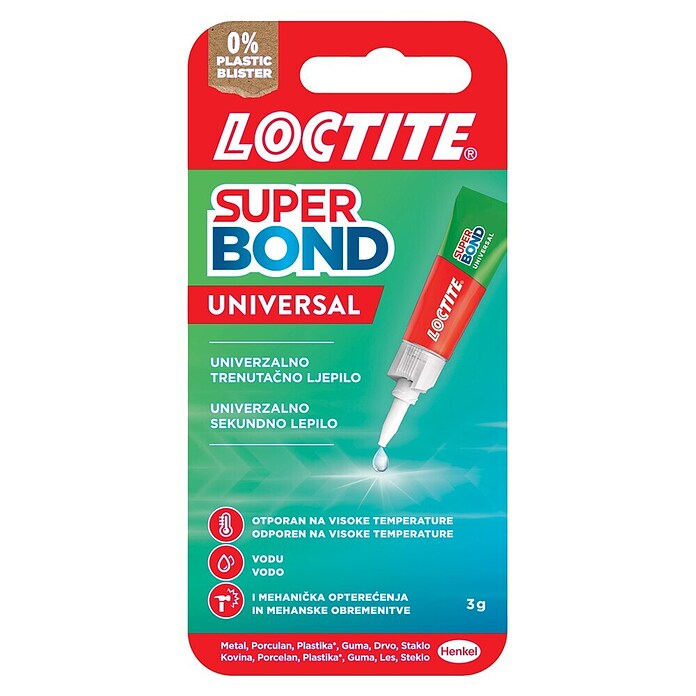 Loctite Superljepilo Universal  (Tekuće, Tuba, 3 g) | BAUHAUS