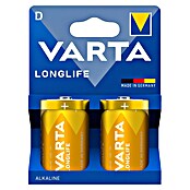 Varta Alkalna baterija Longlife D  (Alkalna (mangan), Število: 2 kos) | 3351 - Alkali Marke | CBHA - Batterien Marke | CBH - Batterien/Taschenlampen | CB - Elektroinstallation | C - Elektro | BAUHAUS