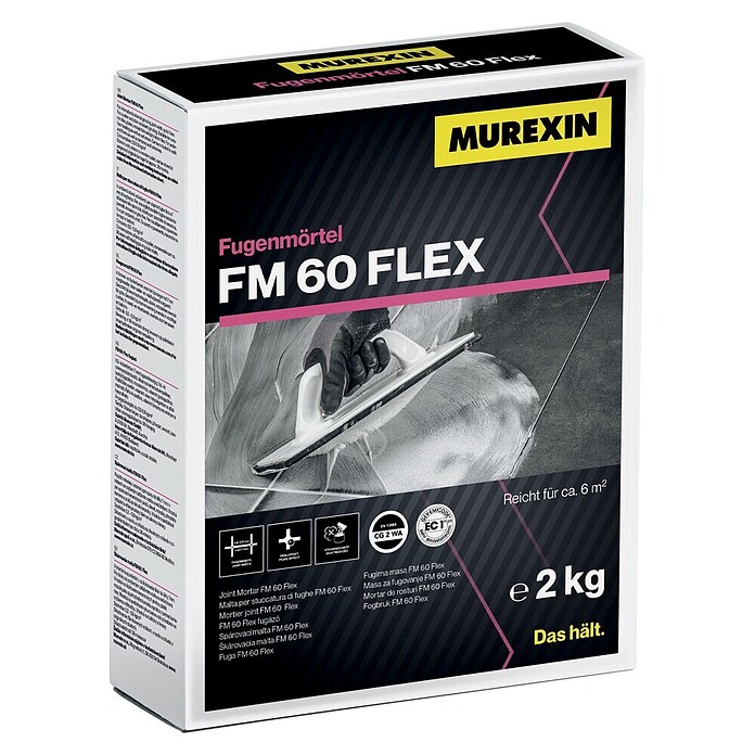Fugirna masa  (2 kg, Siva) | 5554 - Fugenmaterial | FADB - Verfliesen | FAD - Baustoffe | FA - Baustoffe | F - Baustoffe | BAUHAUS
