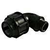 HDPE-Übergangswinkel (Durchmesser: 32 mm, Außengewinde: 1″, Polyethylen)