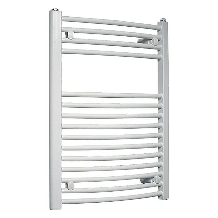 Admiral Radiador toallero Kairo - An x Al: 500 x 730 mm, Potencia calorífica a una temperatura de 75 °C (D: 50): 331 W - Radiador toallero con barras curvas. Práctico para baños y aseos de invitados.