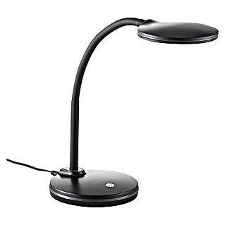 LED namizna svetilka Carmen (150 x 132 x 320 mm, Črna, Toplo bela)