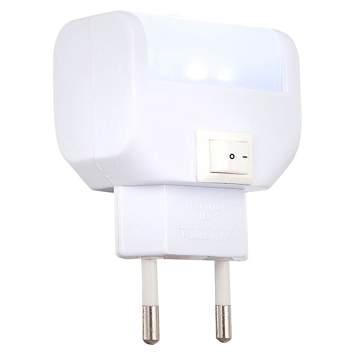 LED nočna svetilka Chasers  (Do x Š x V: 47 x 25 x 70 mm, Bela, Toplo bela) | 3470 - Nachtlichter | CBMD - Kinderschutz/Nachtlichter | CBM - Elektroartikel | CB - Elektroinstallation | C - Elektro | BAUHAUS
