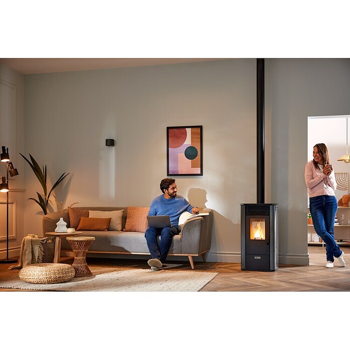 Qlima Peć na pelete  (3 kW - 7,8 kW, Kapacitet grijanja prostorije: 91 m³ - 200 m³) | BAUHAUS