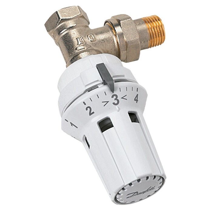 Danfoss Termostatski ventil RAW  (⅜″, Vogalni ventil, Senzor tekočine) | 4115 - Thermostatventile | DCEB - Heizkörper | DCE - Heizung | DC - Sanitärinstallation | D - Sanitär | BAUHAUS