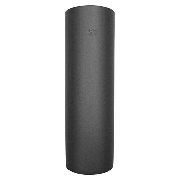 Dimovodna cijev za peć (Ø x D: 120 x 500 mm, Debljina stijenke: 0,6 mm, Crna)