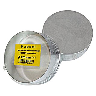 Bertrams Kapsula za peč (Premer: 120 mm, Ogenj aluminiziran, Srebrno-sive barve)