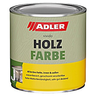 Adler Holzfarbe Vivido (375 ml, Weiß, Wetterbeständig)