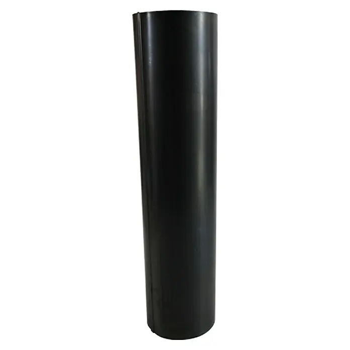 Bertrams Ofenrohr - Ø x L: 150 x 1.000 mm, Wandstärke: 0,6 mm, Schwarz - Schwarzes PVC-Rohr, ideal für verschiedene Sanitär- und Bauanwendungen. Robust und langlebig für den Innen- und Außenbereich.