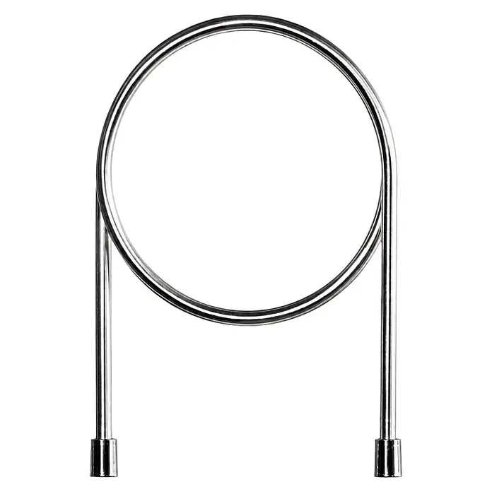 Mixomat Brauseschlauch - Länge: 160 cm, ½″, Kunststoff, Chrom - Vorderansicht
