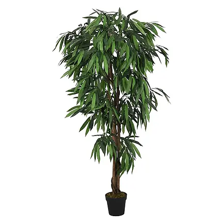 vidaXL Mangobaum Künstlich 900 Blätter 180 cm Grün