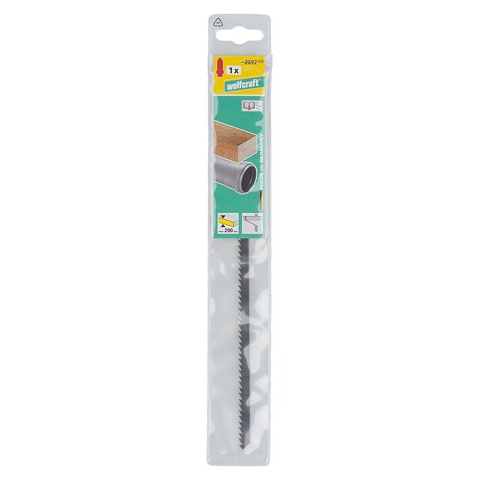 Wolfcraft List vbodne žage  (T-gred, 250 mm) | 2556 - Stichsägeblätter | BCDB - Zubehör Sägen | BCD - Maschinenzubehör | BC - Maschinenzubehör | B - Werkz/Masch/Maschzubeh/Auto | BAUHAUS