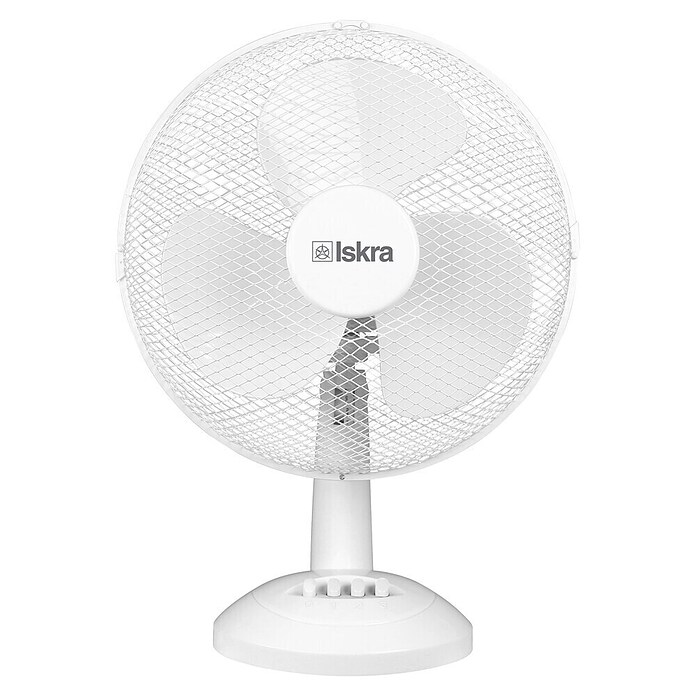 Iskra Namizni ventilator DF-002  (Bela, 41 mm) | 3439 - Tisch/Standventilatoren Marke | CBLA - Ventilatoren Marke | CBL - Ventilatoren | CB - Elektroinstallation | C - Elektro | BAUHAUS