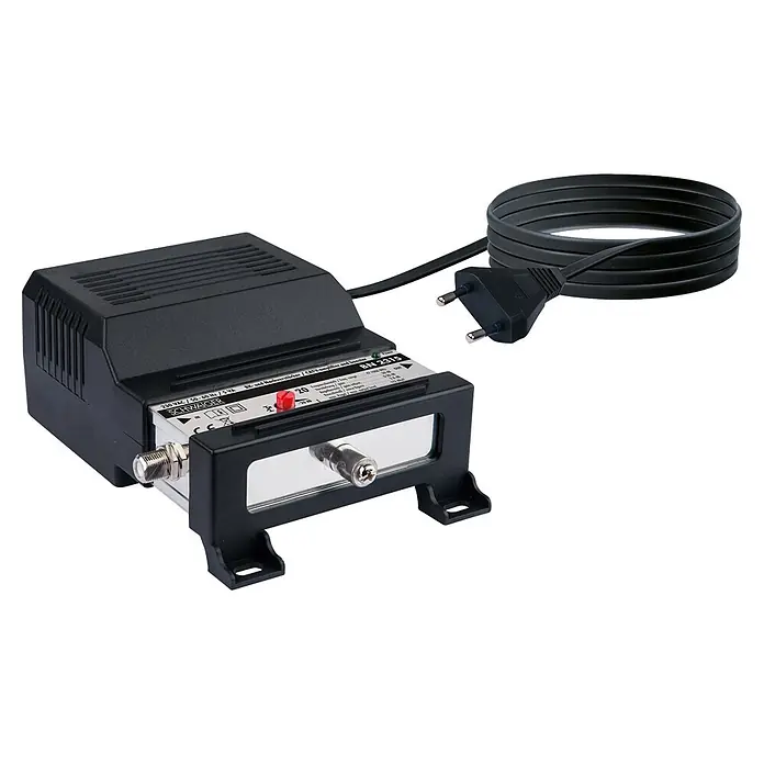 Schwaiger Nachverstärker - 30 dB, 47 - 862 MHz - Diagonale Ansicht
