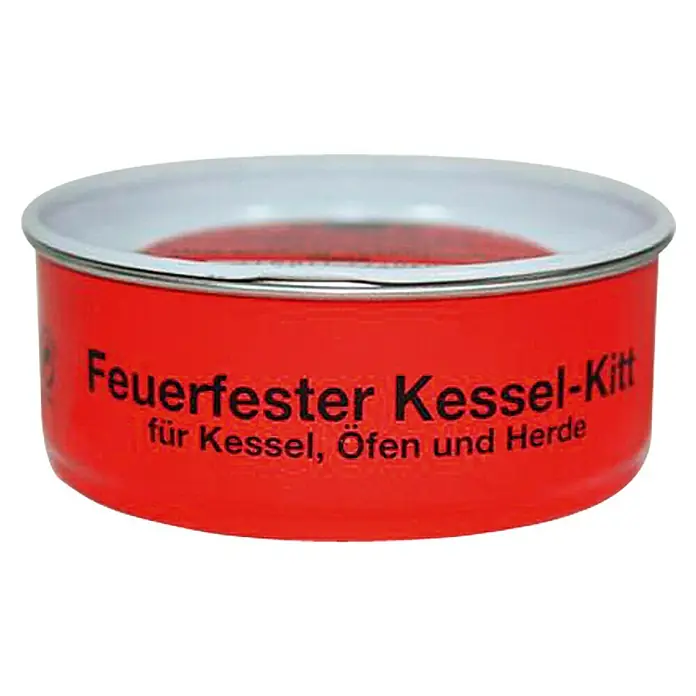 Ofen- & Kesselkitt - 250 g - Feuerfester Kessel-Kitt für Kessel, Öfen und Herde. Ideal zum Abdichten und Reparieren von Heizungsanlagen und Feuerstellen.