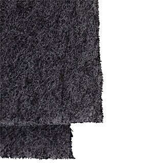 Kohlefiltermatte (L x B: 53 x 40 cm, Kunststoff, 2 Stk.)