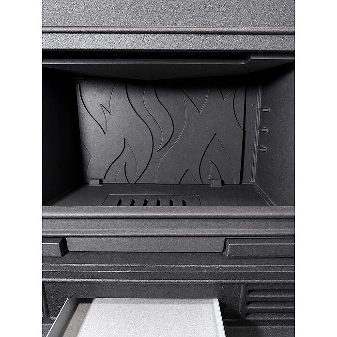 Insert Tracia (L x An x Al: 47 x 70 x 57 cm, 9,3 kW, 230 m³, Antracita) | BAUHAUS