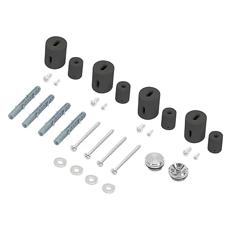 LuxeBath  Badheizkörper Montagematerial Paneelheizkörper Halter Set Zubehör für Handtuchwärmer
