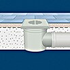 Marley Kellerablauf (150 x 150 mm, Drehbares Oberteil, Durchmesser Rohranschluss: 110 mm)
