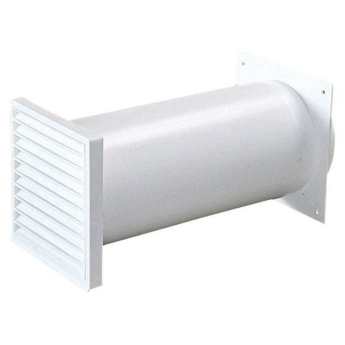 Air-Circle Teleskopska stenska škatla  (Premer priključitvenega dela: 125 mm, Razpon prilagajanja: 27 cm - 48 cm, Maksimalni pretok zraka: 600 m³/h) | 4188 - Be-und Entlüftung | DCFD - Lüftung | DCF - Küche | DC - Sanitärinstallation | D - Sanitär | BAUHAUS