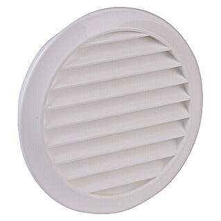 Air-Circle Okrugla ventilacijska rešetka (Bijele boje, Promjer spojnog dijela: 150 mm, S mrežom za muhe)