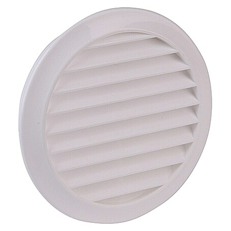 Air-Circle Mauerlüfter (Weiß, Durchmesser Anschlussstutzen: 125 mm, Mit Fliegennetz)