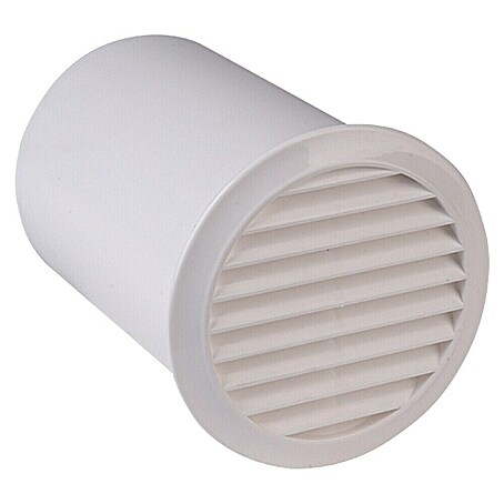 Air-Circle Mauerlüfter (Weiß, Durchmesser Anschlussstutzen: 100 mm, Mit Stutzen)