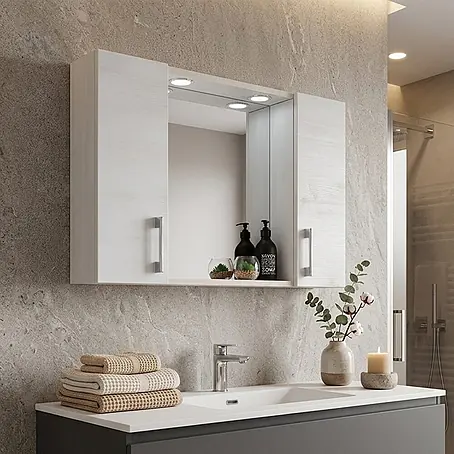 Kiamami Valentina  LED-Spiegelschrank