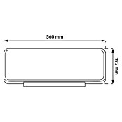 Green Tech Stenski grelnik  (2 kW, Siva, 56 x 12 x 18,3 cm) | 3405 - Gebläseheizer Marke | CBNA - Heizen Marke | CBN - Heizen | CB - Elektroinstallation | C - Elektro | BAUHAUS