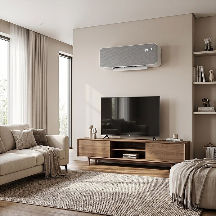 Green Tech Stenski grelnik  (2 kW, Siva, 56 x 12 x 18,3 cm) | 3405 - Gebläseheizer Marke | CBNA - Heizen Marke | CBN - Heizen | CB - Elektroinstallation | C - Elektro | BAUHAUS