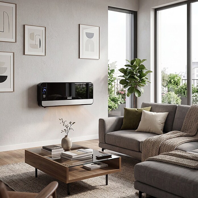 Green Tech Stenski grelnik  (2 kW, Črna) | 3405 - Gebläseheizer Marke | CBNA - Heizen Marke | CBN - Heizen | CB - Elektroinstallation | C - Elektro | BAUHAUS