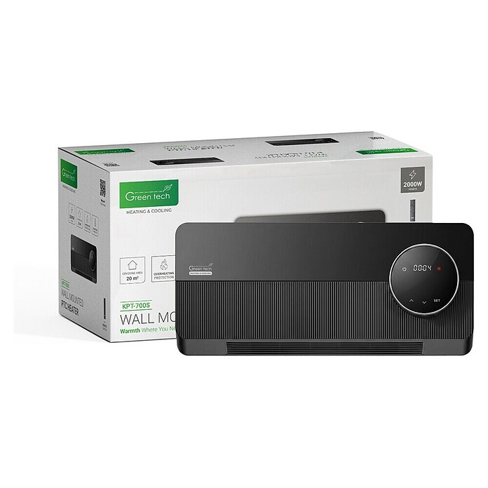 Green Tech Stenski grelnik  (50 x 13,5 x 18,5 cm) | 3045 - Stehleuchten | CACI - Stehleuchten | CAC - Indoorleuchten | CA - Beleuchtung | C - Elektro | BAUHAUS