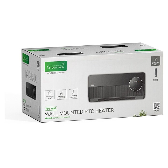 Green Tech Stenski grelnik  (50 x 13,5 x 18,5 cm) | 3045 - Stehleuchten | CACI - Stehleuchten | CAC - Indoorleuchten | CA - Beleuchtung | C - Elektro | BAUHAUS
