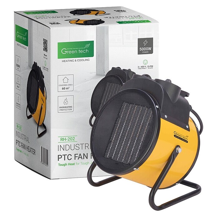 Green Tech Gradbeni grelnik  (5 kW, IP21) | 3405 - Gebläseheizer Marke | CBNA - Heizen Marke | CBN - Heizen | CB - Elektroinstallation | C - Elektro | BAUHAUS